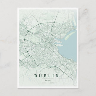 Carte Postale voyage à dublin irlande