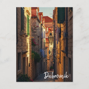 Carte Postale Voyage à Dubrovnik en Croatie