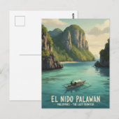 Carte Postale Voyage à El Nido Philippines (Devant / Derrière)