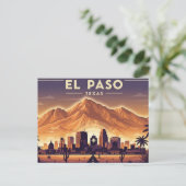 Carte Postale Voyage à El Paso Texas (Debout devant)