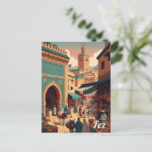 Carte Postale Voyage à Fès Maroc (Debout devant)