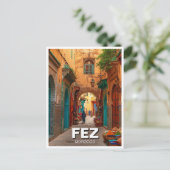 Carte Postale Voyage à Fès Maroc (Debout devant)