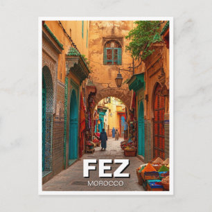 Carte Postale Voyage à Fès Maroc
