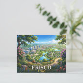 Carte Postale Voyage à Frisco Texas (Debout devant)