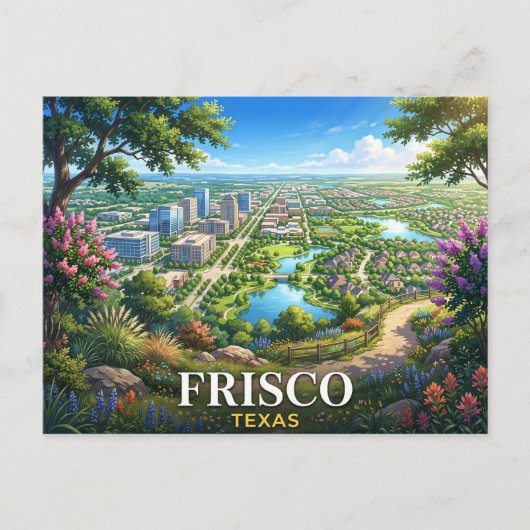 Carte Postale Voyage à Frisco Texas (Devant)
