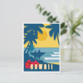 Carte postale - Voyage à Hawaii (Debout devant)