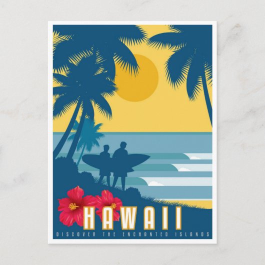 Carte postale - Voyage à Hawaii (Devant)