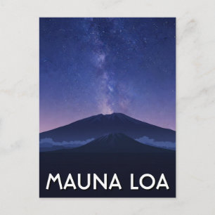 Carte Postale Voyage à Hawaii Mauna Loa