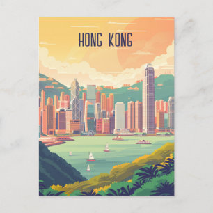 Carte Postale Voyage à Hong Kong