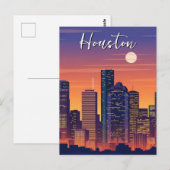 Carte Postale Voyage à Houston Texas (Devant / Derrière)