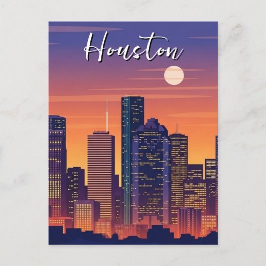 Carte Postale Voyage à Houston Texas (Devant)