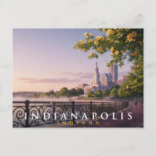 Carte Postale Voyage à Indianapolis Indiana 