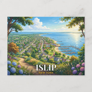 Carte Postale Voyage à Islip New York