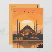 Carte Postale Voyage à Istanbul (Devant / Derrière)