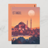 Carte Postale Voyage à Istanbul (Devant / Derrière)