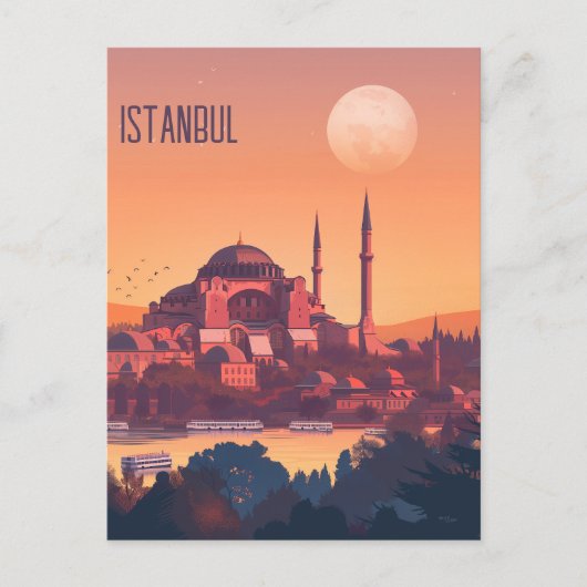 Carte Postale Voyage à Istanbul (Devant)