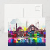 Carte Postale Voyage à Istanbul (Devant / Derrière)