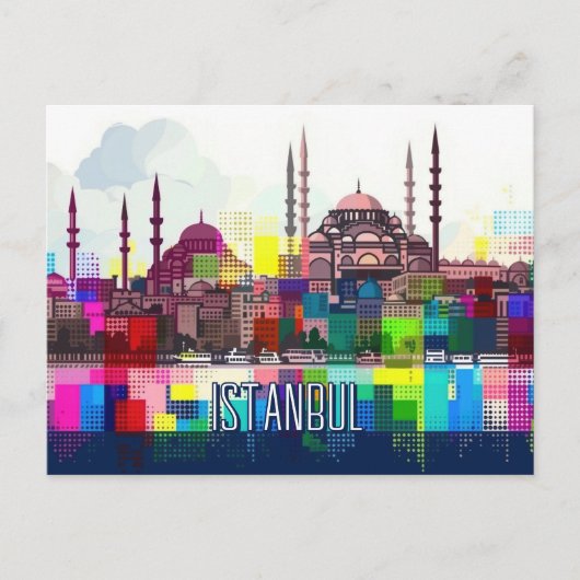 Carte Postale Voyage à Istanbul (Devant)