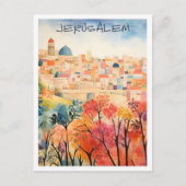 Carte Postale Voyage à Jérusalem (Devant)