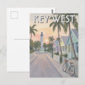 Carte Postale Voyage à Key West en Floride (Devant / Derrière)