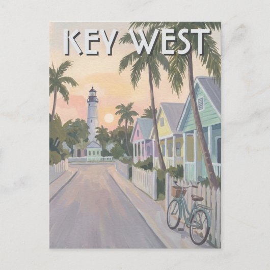 Carte Postale Voyage à Key West en Floride (Devant)