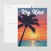 Carte Postale Voyage à Key West en Floride (Devant / Derrière)