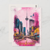 Carte Postale Voyage à Kuala Lumpur Malaisie (Devant / Derrière)