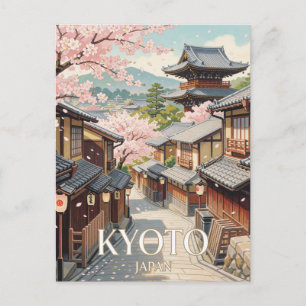 Carte Postale Voyage à Kyoto Gion Indigo Spring