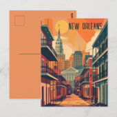 Carte Postale Voyage à La Nouvelle-Orléans (Devant / Derrière)