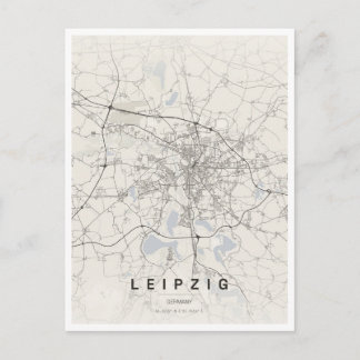Carte Postale voyage à Leipzig en Allemagne