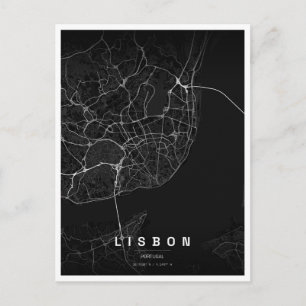 Carte Postale voyage à lisbonne portugal