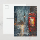 Carte Postale Voyage à Londres (Devant / Derrière)