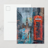 Carte Postale Voyage à Londres (Devant / Derrière)
