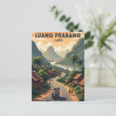 Carte Postale Voyage à Luang Prabang au Laos (Debout devant)