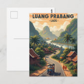 Carte Postale Voyage à Luang Prabang au Laos (Devant / Derrière)