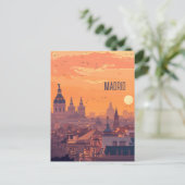 Carte Postale Voyage à Madrid (Debout devant)