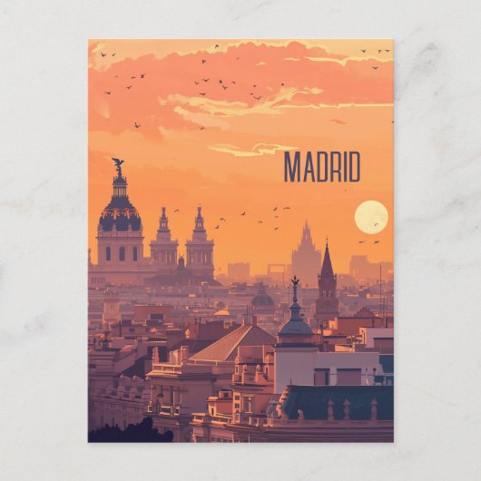 Carte Postale Voyage à Madrid (Devant)