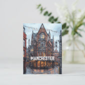 Carte Postale Voyage à Manchester Royaume-Uni (Debout devant)