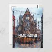 Carte Postale Voyage à Manchester Royaume-Uni (Devant / Derrière)