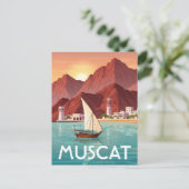 Carte Postale Voyage à Mascate Oman (Debout devant)