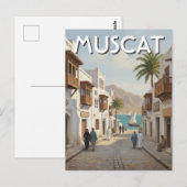 Carte Postale Voyage à Mascate Oman (Devant / Derrière)