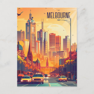 Carte Postale Voyage à Melbourne