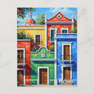 Carte Postale Voyage à Mérida au Mexique