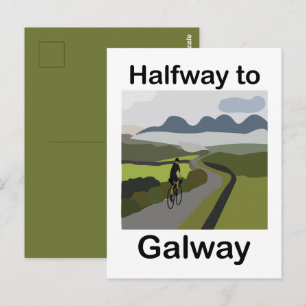 Carte Postale Voyage à mi-chemin de Galway