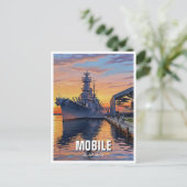 Carte Postale Voyage à Mobile en Alabama (Debout devant)