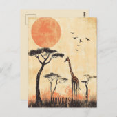 Carte Postale Voyage à Mombasa Kenya (Devant / Derrière)