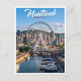 Carte Postale Voyage à Montréal Vintage