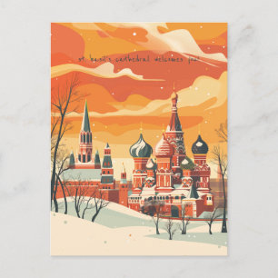 Carte Postale Voyage à Moscou