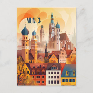 Carte Postale Voyage à Munich