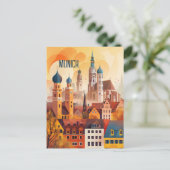 Carte Postale Voyage à Munich (Debout devant)